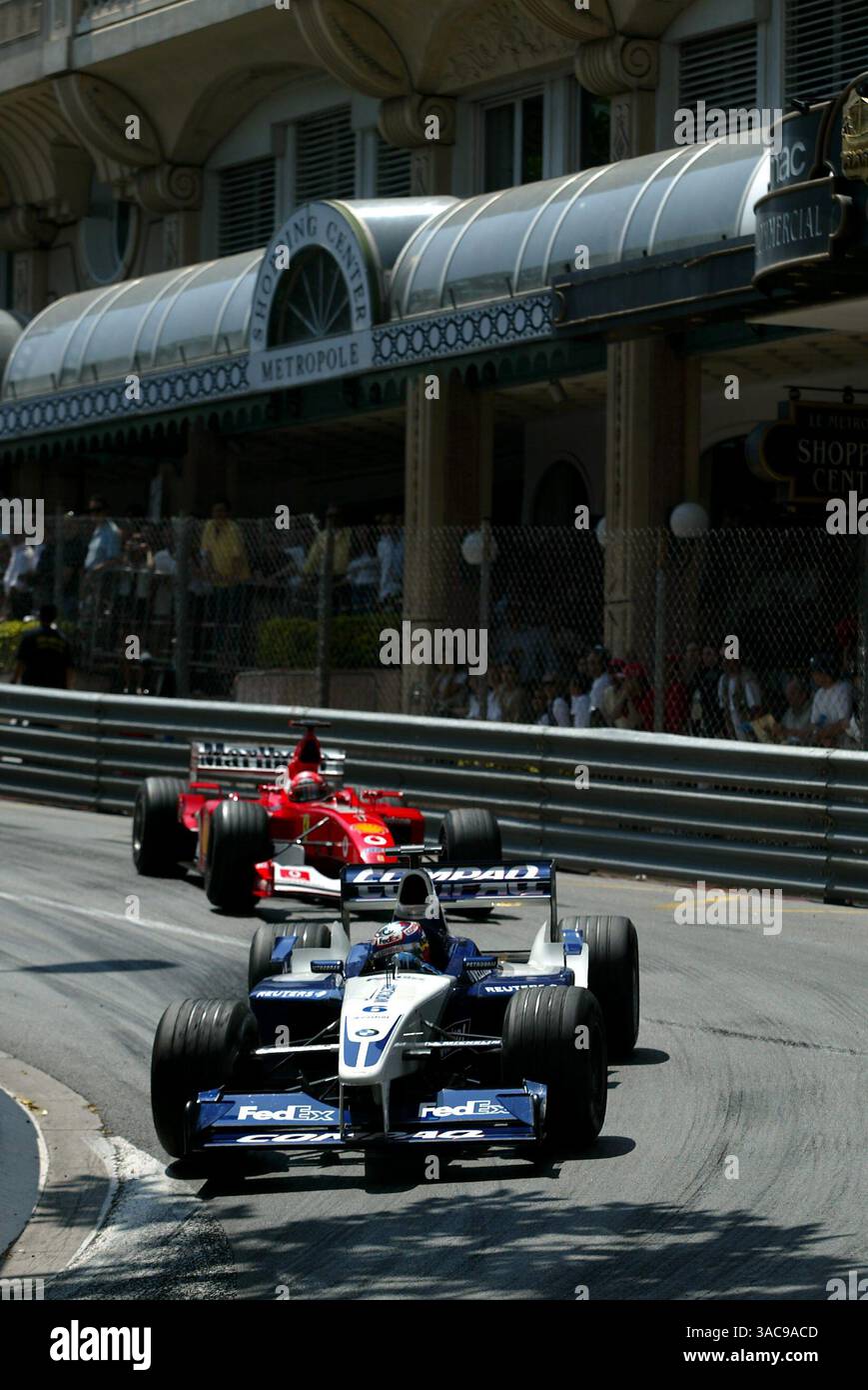 Visière Originale De Casque Arai F1 De Juan Pablo Montoya - GP De Monaco 2002, équipe Williams BMW F1