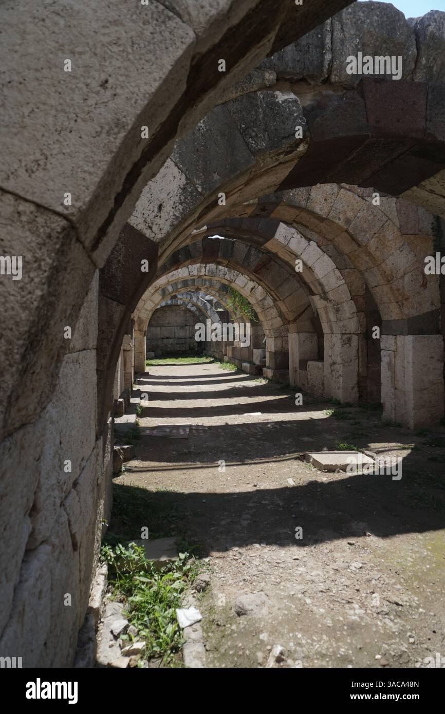 Ruins of the Agora in Smyrna, modern day Izmir, Turkey Stock Photo - Alamy