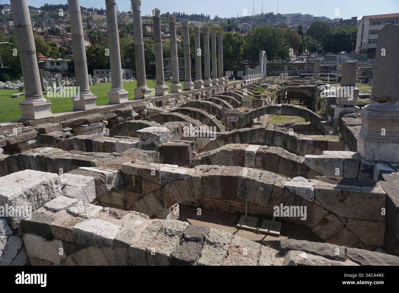 Ruins of the Agora in Smyrna, modern day Izmir, Turkey Stock Photo - Alamy
