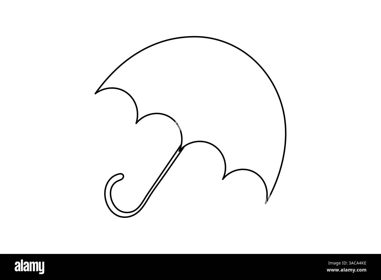 Minimalist line drawing umbrella hi-res stock photography and images ...