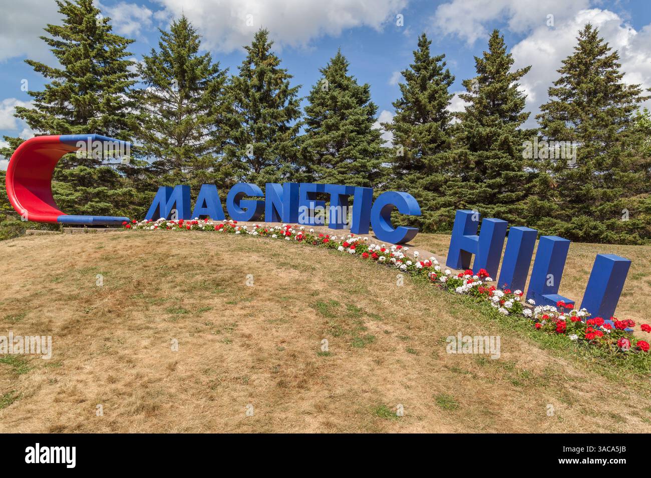 Magnetic hill gravity hi-res stock photography and images - Alamy