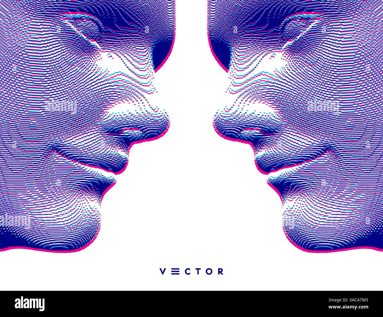 Two smile smiling face Stock Vector Images - Alamy