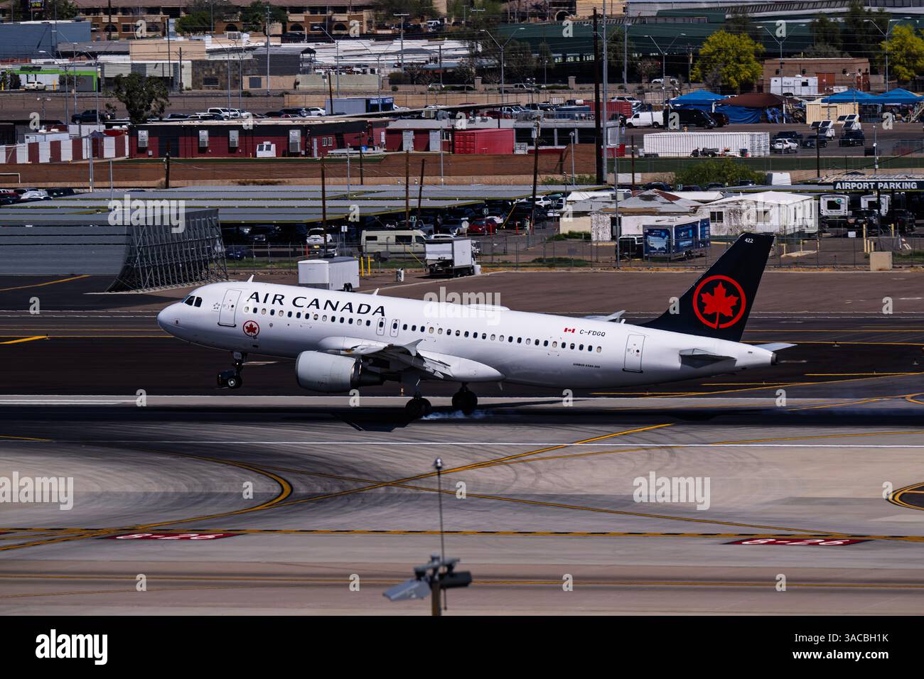 Sky Harbor Intl. Airport 3-29-2025 Phoenix AZ, USA Air Canada Airbus ...