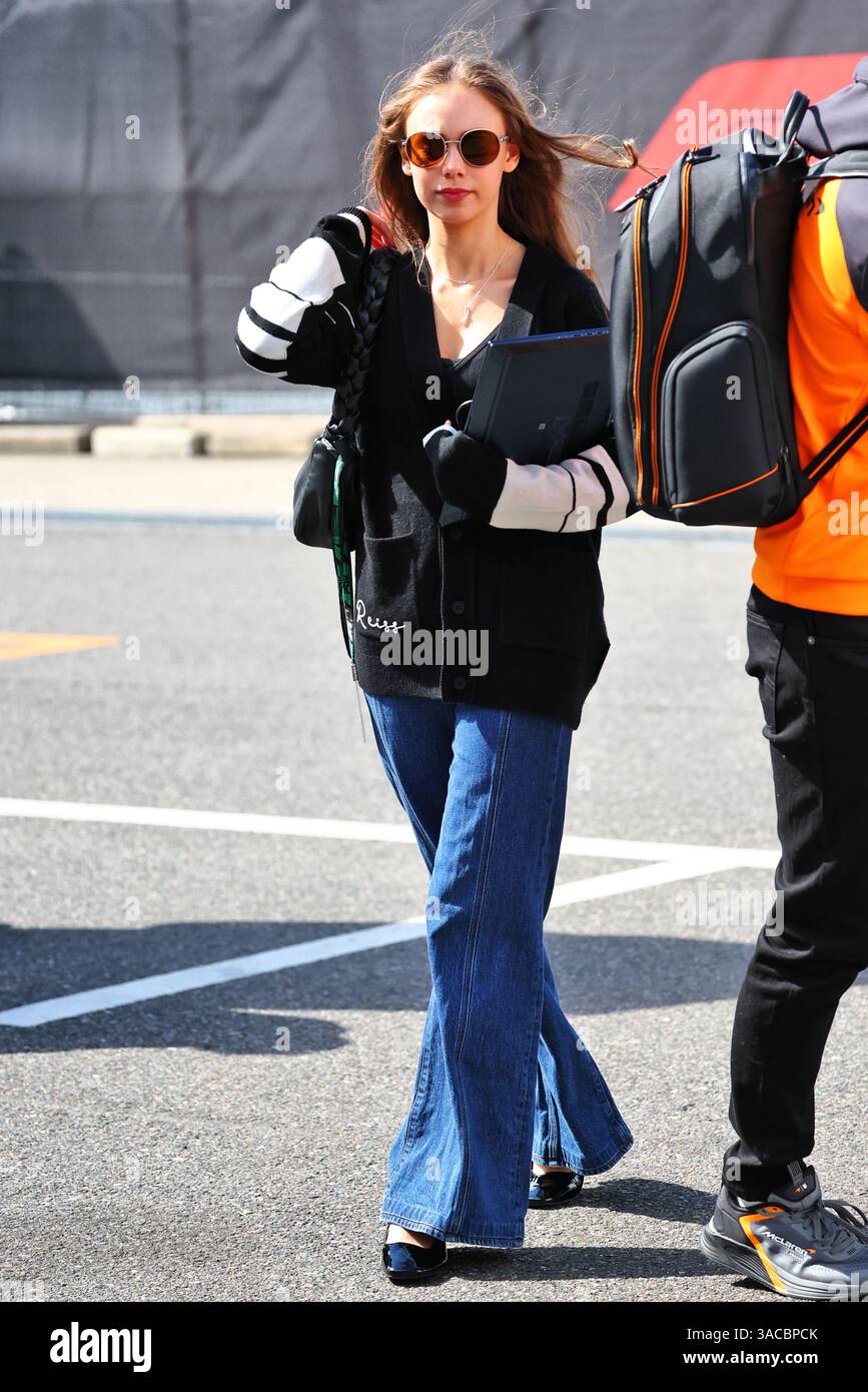Lily Zneimer (GBR), girlfriend of Oscar Piastri (AUS) McLaren. 04.04. ...