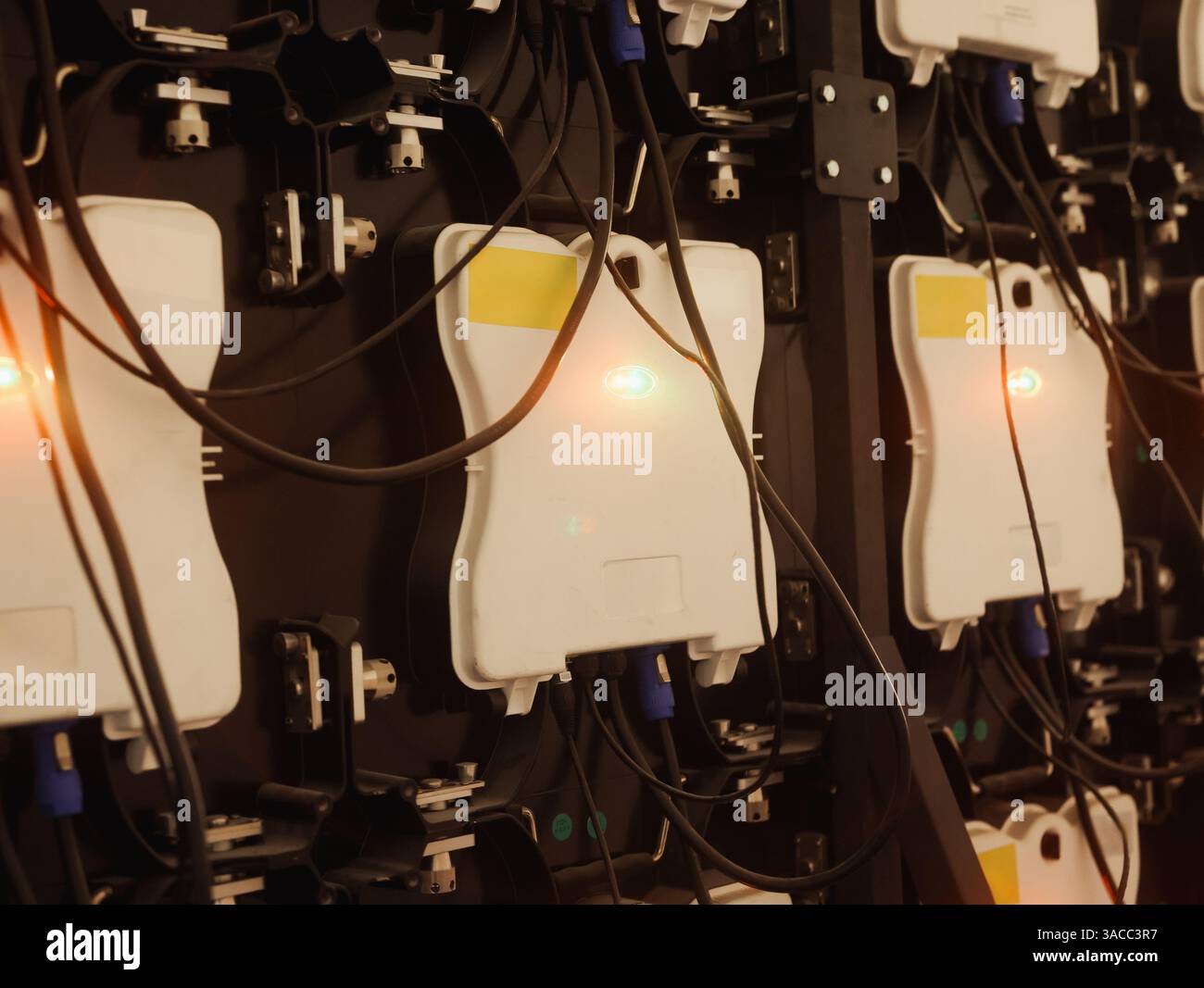HighTech Communication Equipment Utilized in a Comprehensive Modern Setup for Connectivity Stock Photo
