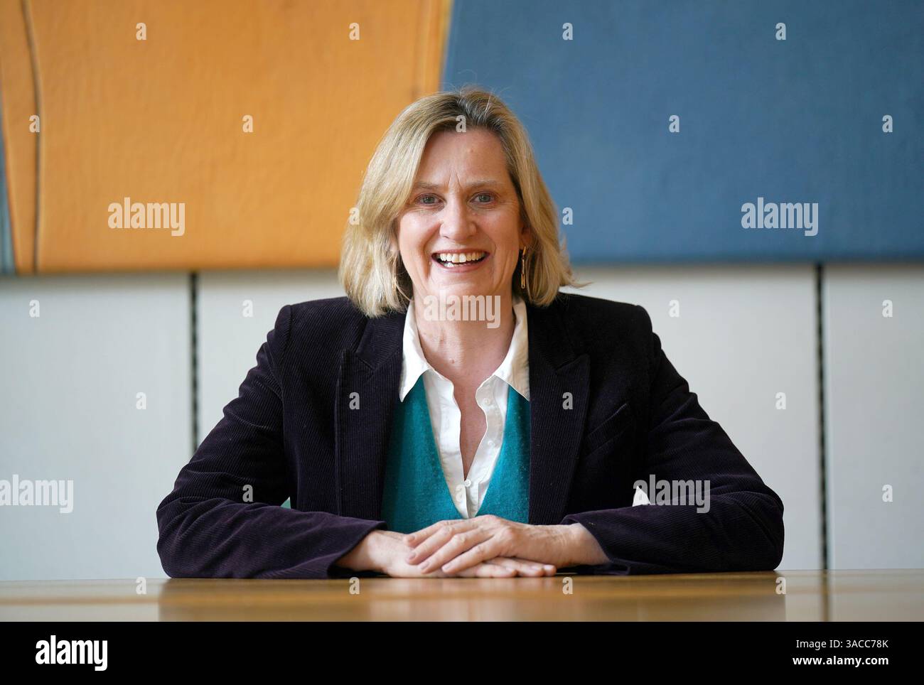 Former home secretary Amber Rudd during an interview with the PA news ...