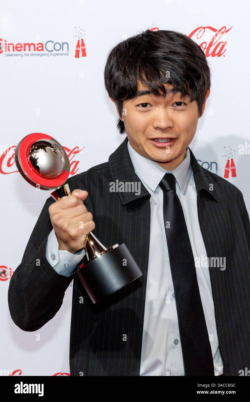 Las Vegas, USA. 03rd Apr, 2025. Ben Wang attends the CinemaCon Big ...