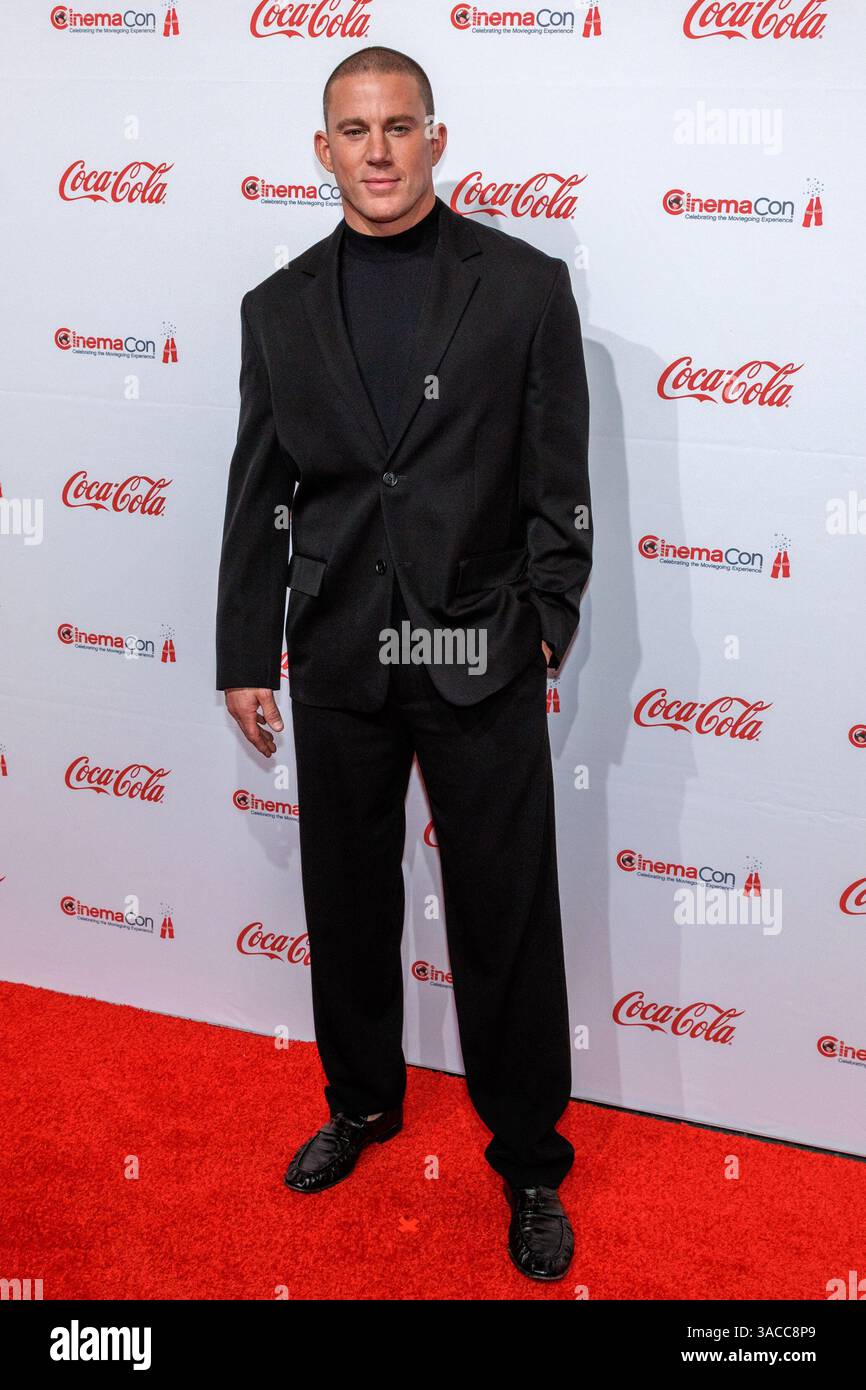 Las Vegas, USA. 03rd Apr, 2025. Channing Tatum attends the CinemaCon ...