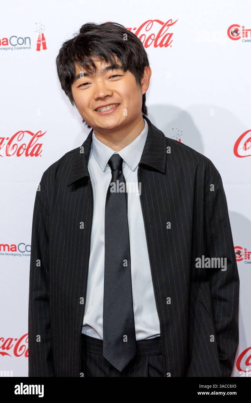 Las Vegas, USA. 03rd Apr, 2025. Ben Wang attends the CinemaCon Big ...