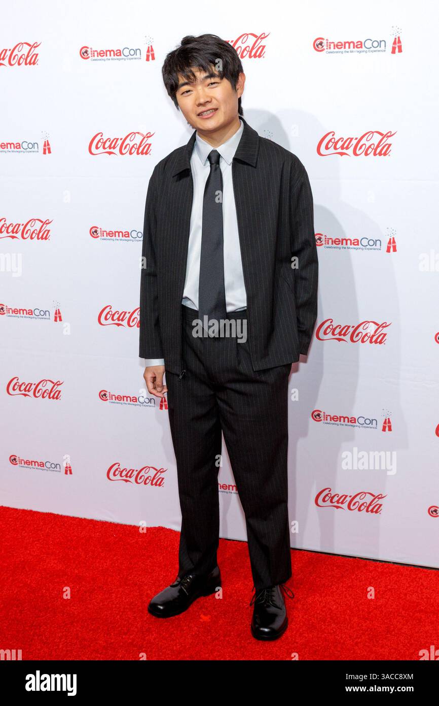 Las Vegas, USA. 03rd Apr, 2025. Ben Wang attends the CinemaCon Big ...