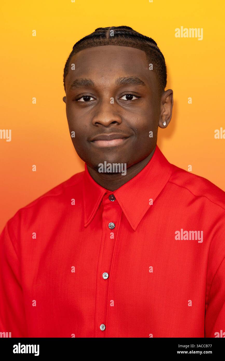 Miles Caton at arrivals for SINNERS Premiere, AMC Lincoln Square, New
