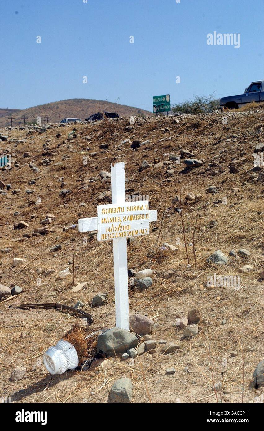 Corona Ralla Corona Rally Mexico, .Leon, Mexico. April 25-28, 2002..Many crosses are ...