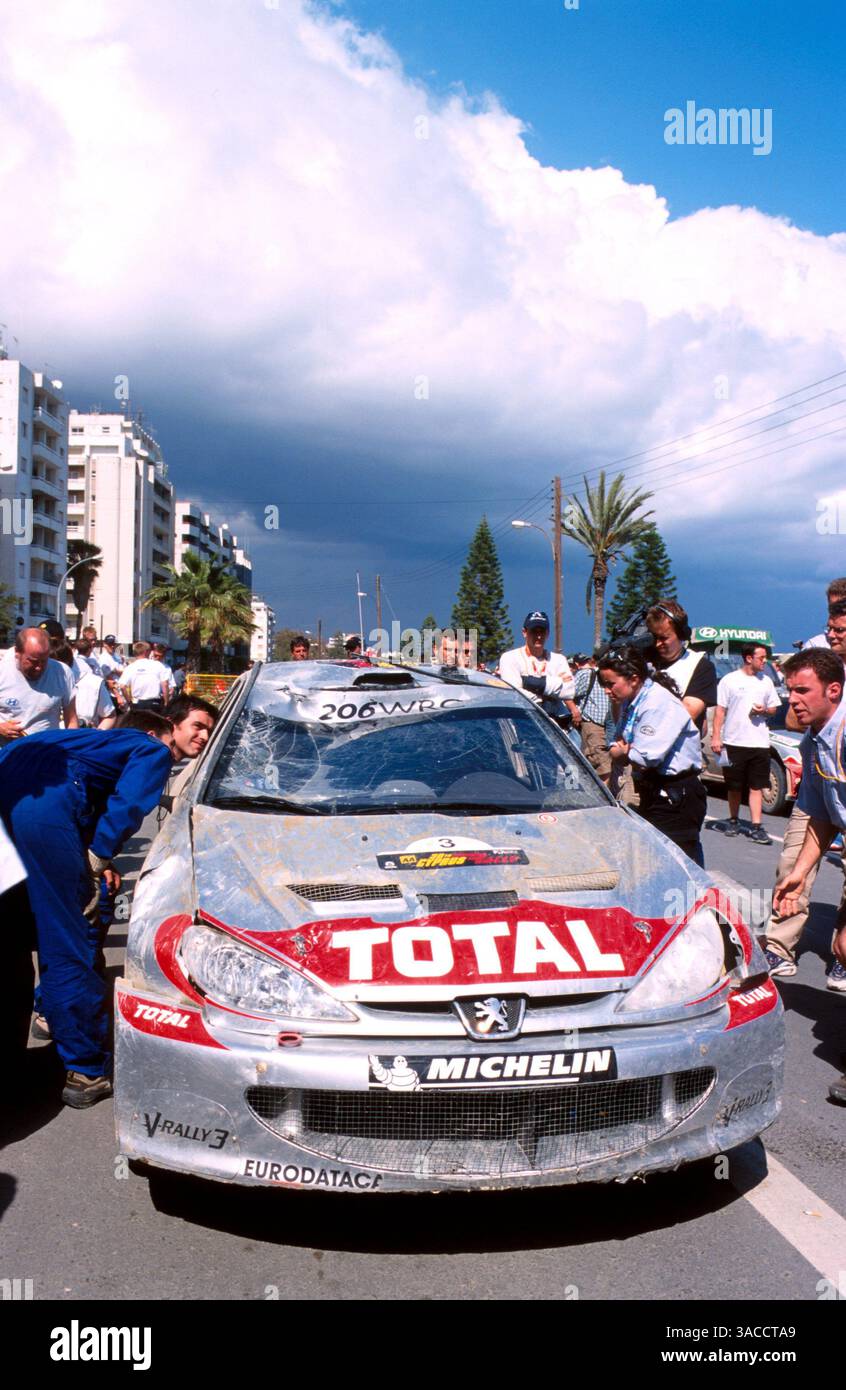 2002 peugeot 206 wrc rally hi-res stock photography and