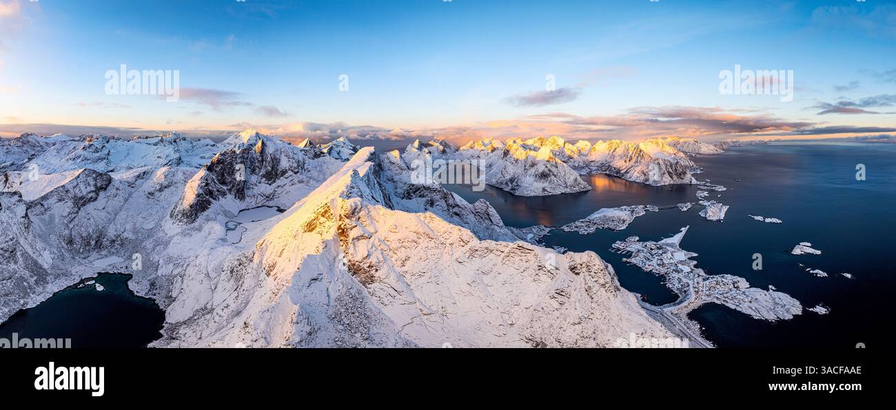 Lofoten islands aerial hi-res stock photography and images - Alamy