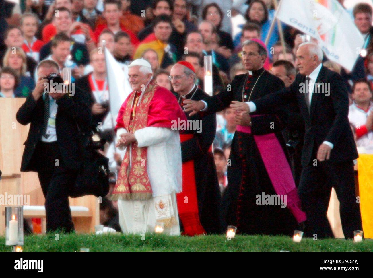 Aug 20, 2005 - Cologne, GERMANY - Benedict XVI (JOSEPH RATZINGER) has ...