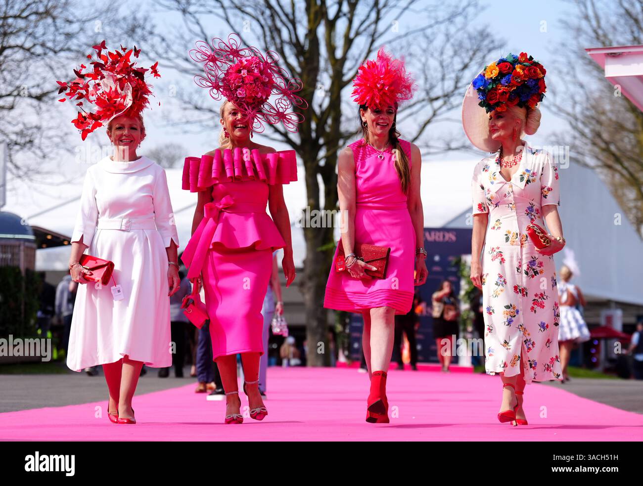 Randox Races Racegoers on day two of the Randox Grand National Festival at Aintree ...