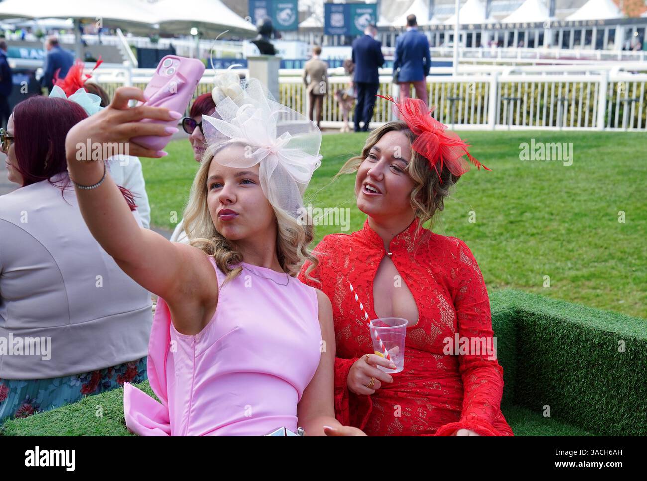 Randox Races Racegoers on day two of the Randox Grand National Festival at Aintree ...