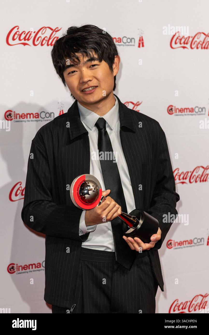 LAS VEGAS, Nevada - Ben Wang at the 2025 Cinemacon Big Screen ...