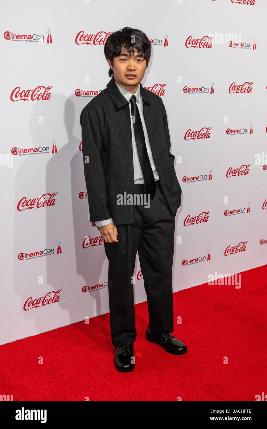 LAS VEGAS, Nevada - Ben Wang at the 2025 Cinemacon Big Screen ...