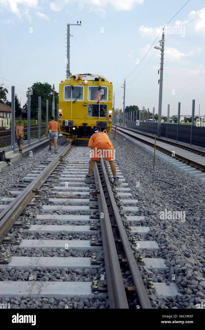 tracks and rails in railroad construction, for transportation by train ...