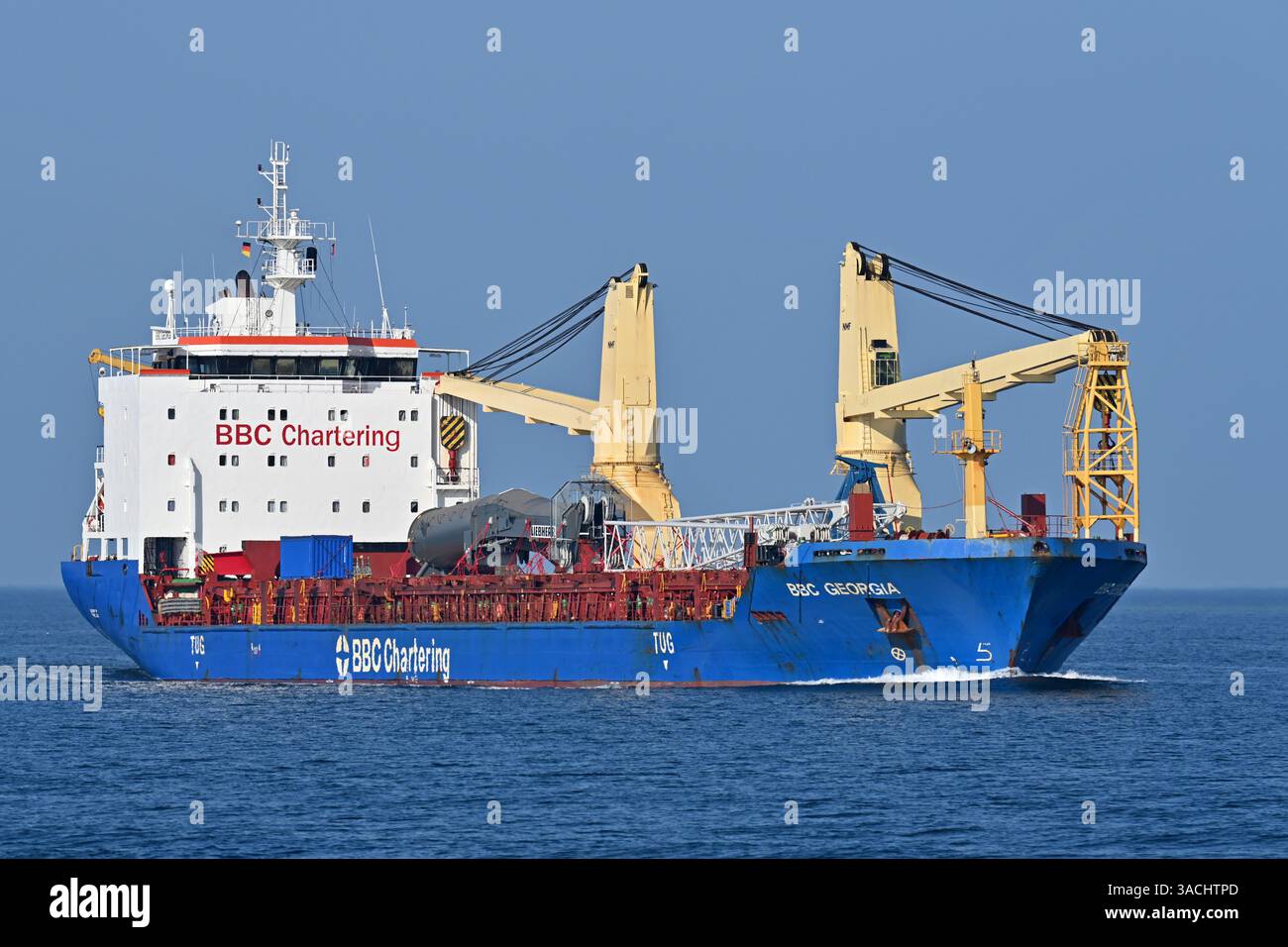 Ga Ship Examples General Cargo Ship BBC GEORGIA at the Kiel Fjord Stock Photo - Alamy
