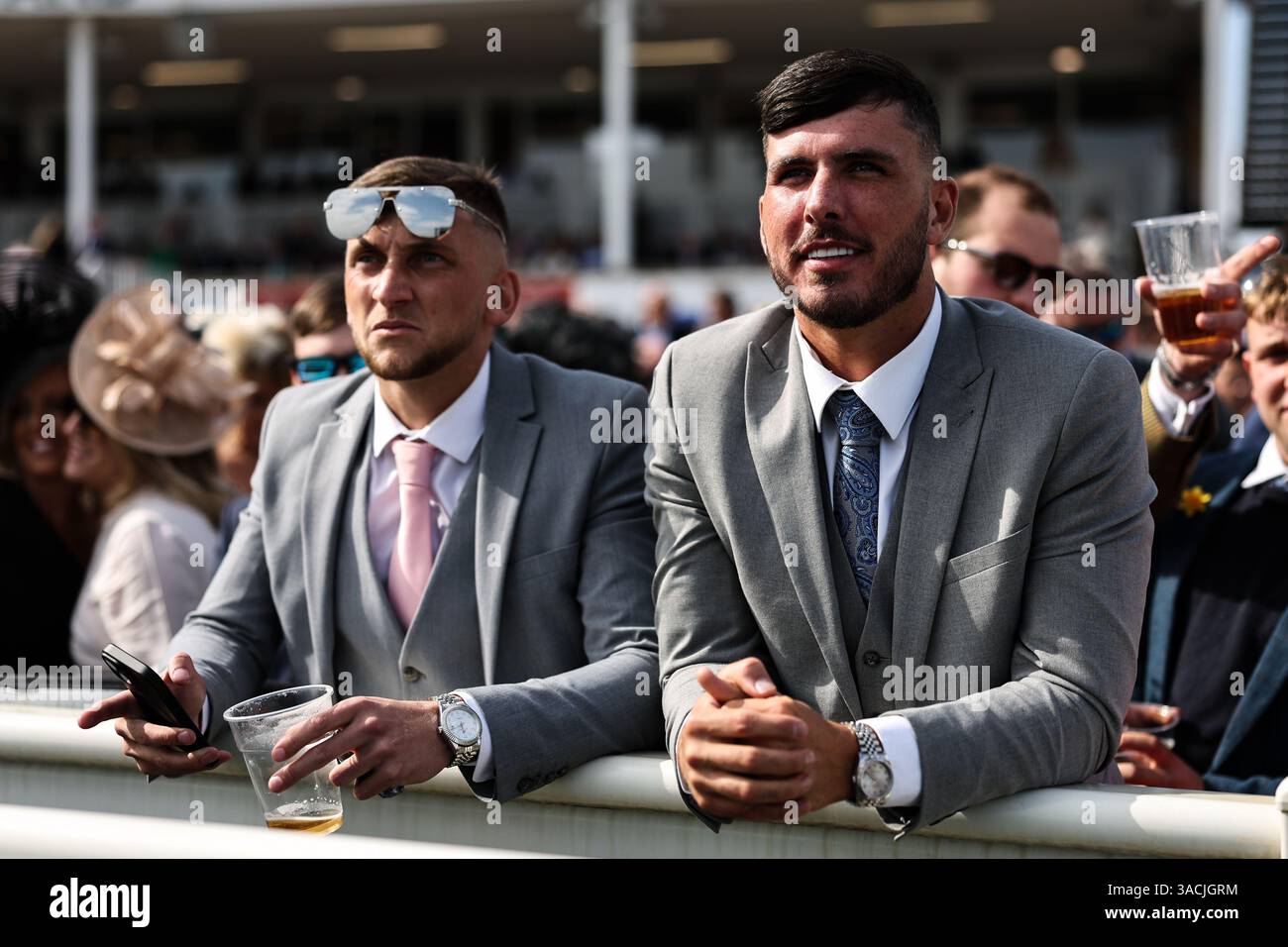 Randox Races Racegoers during the Randox Grand National 2025 Day 2 Ladies Day at ...