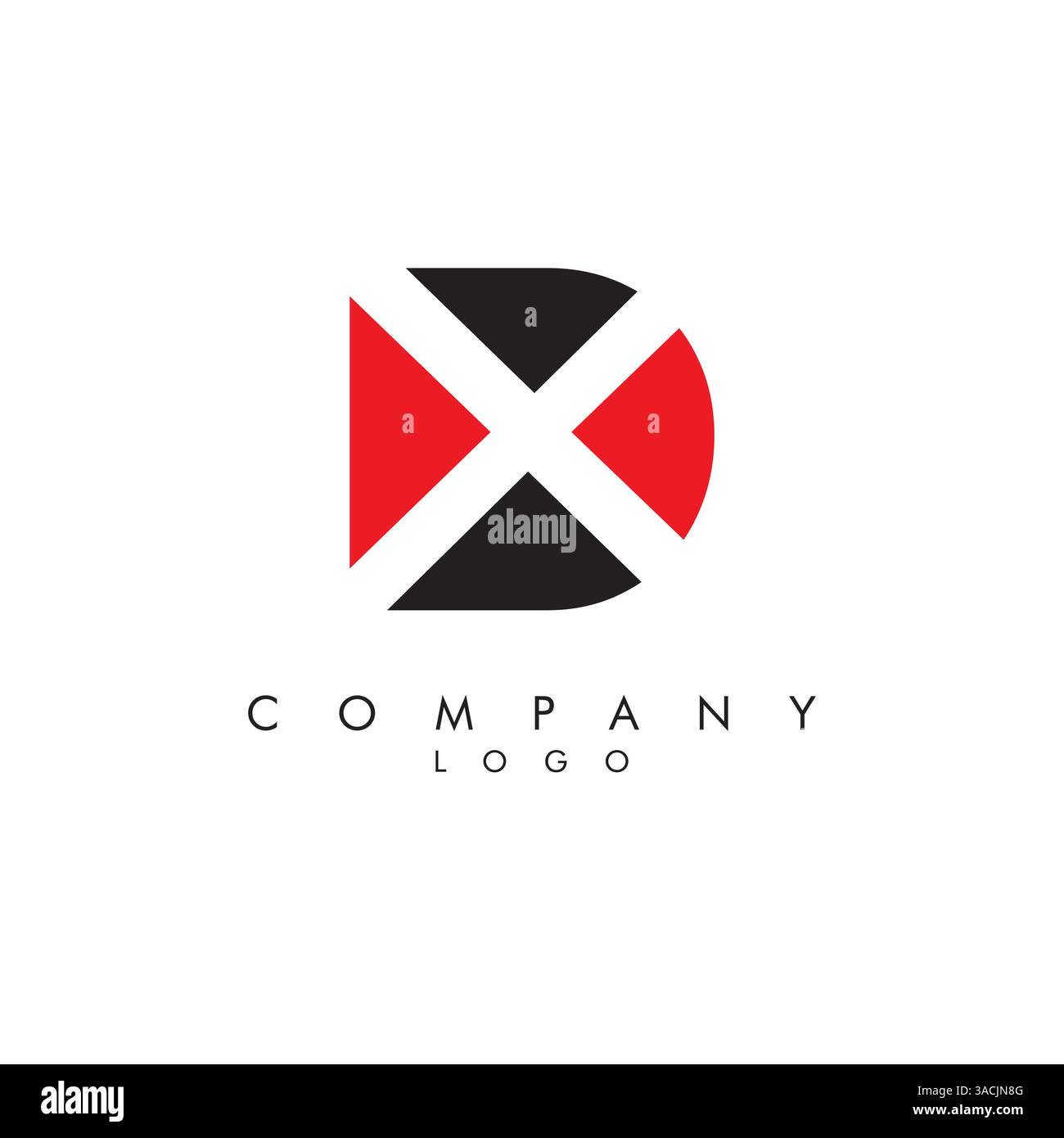 Letters dx, xd Company logo design icon vector Stock Vector Image & Art ...