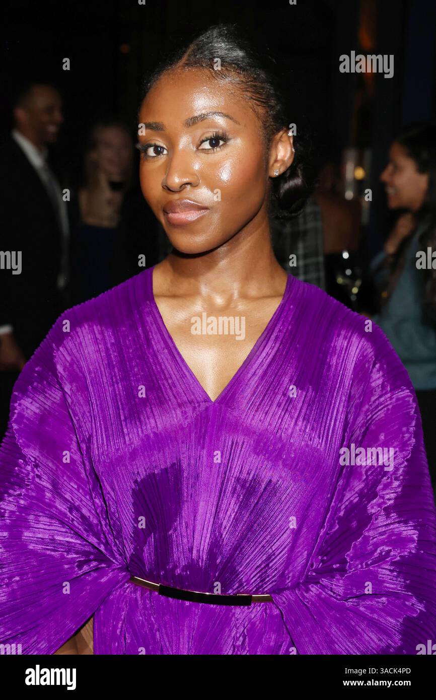 New York, NY, USA. 3rd Apr, 2025. Jayme Lawson at the Warner Bros