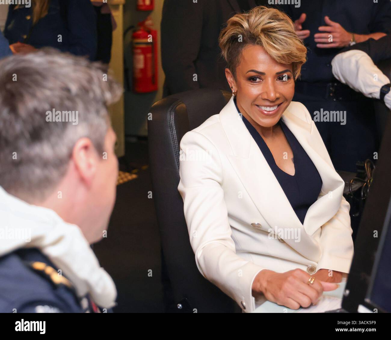 Ministry Of Defence Handout Photo Of Dame Kelly Holmes Onboard The Type ministry-of-defence-handout-photo-of-dame-kelly-holmes-onboard-the-type