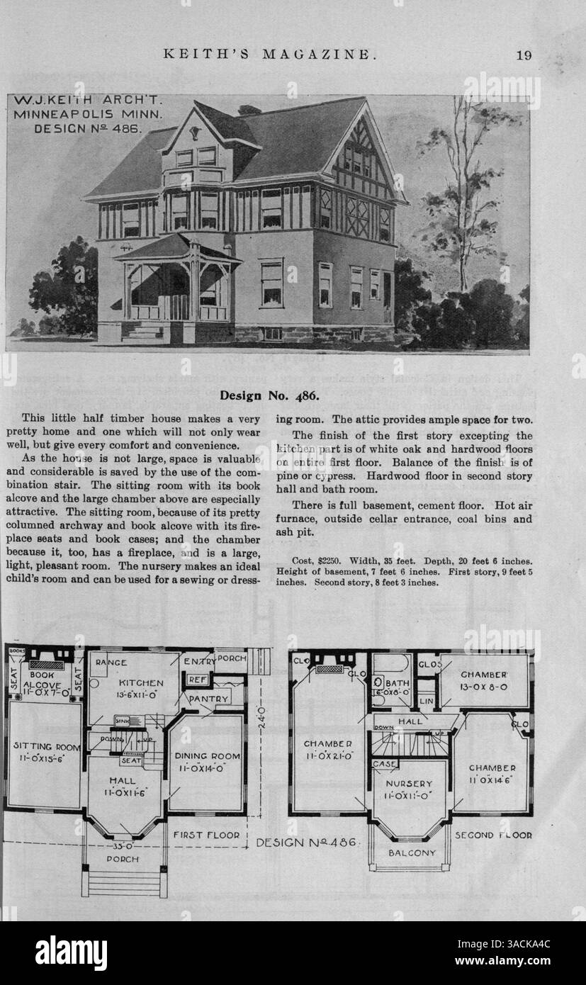 Covered various house designs and floor plans hi-res stock photography ...