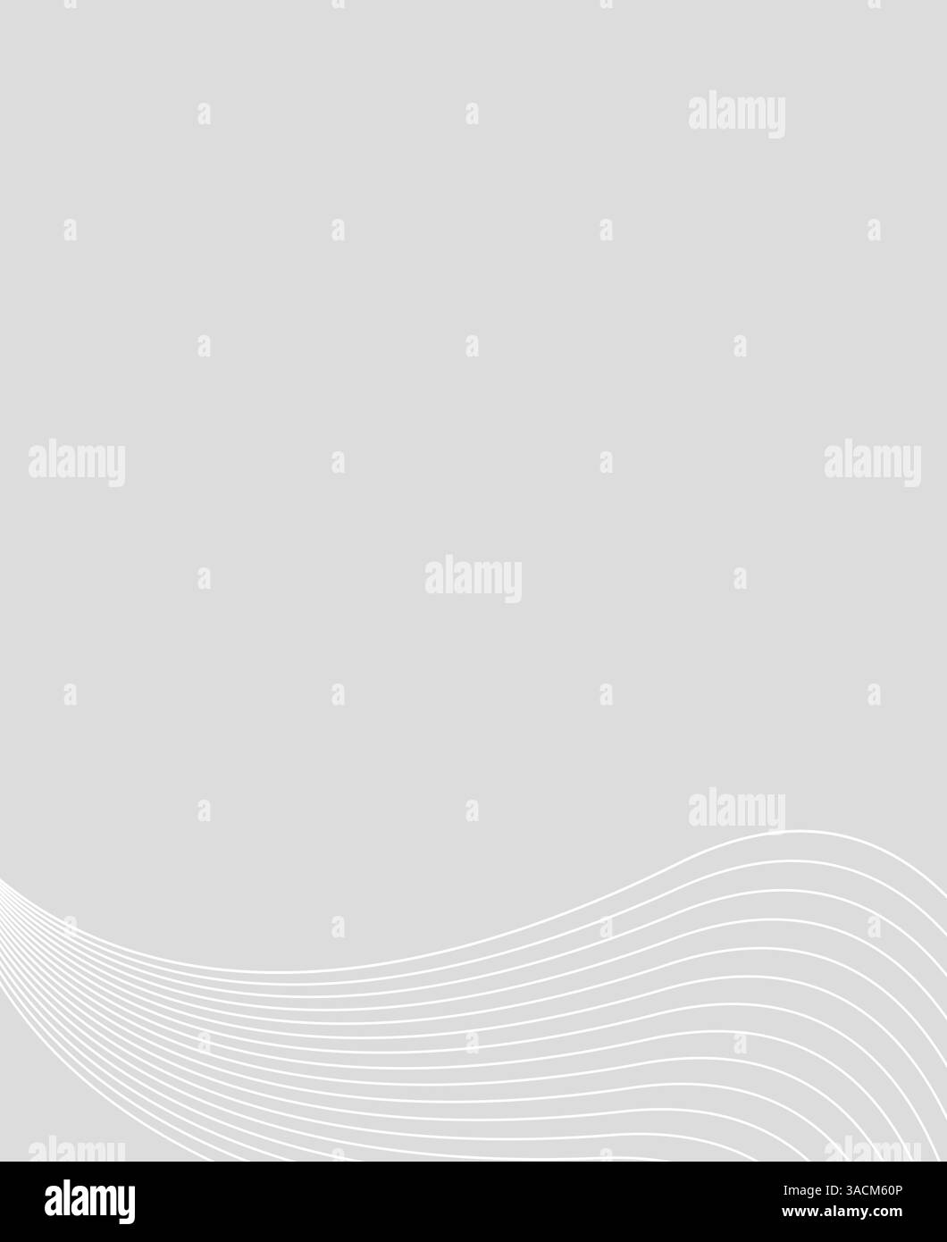 Nerrow Shape Gray background with text space and narrow white lines with wave shape ...