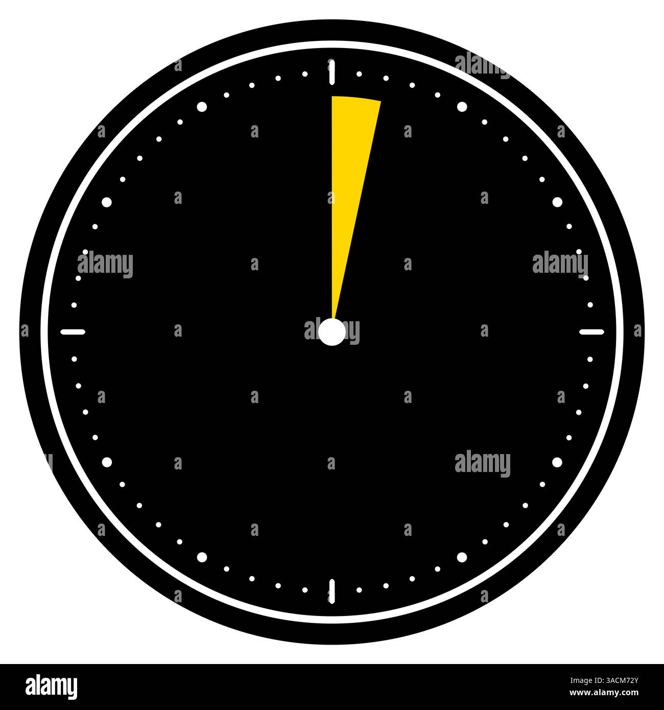 Minute black round stopwatch icon for measuring time duration hi-res ...