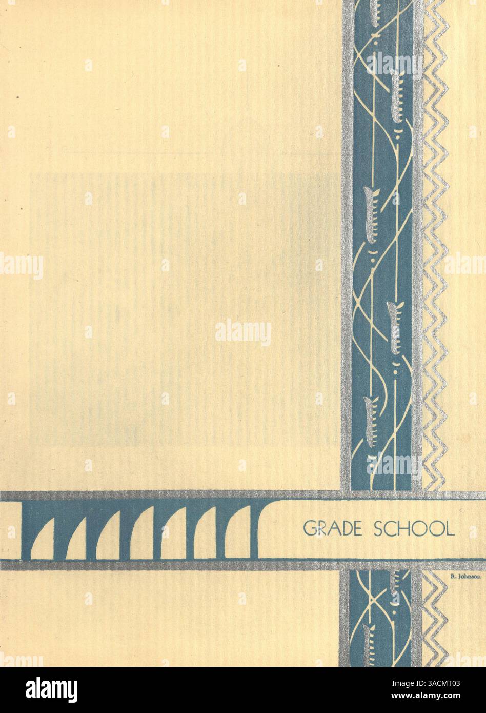 Yearbook from academy of holy angels documents students hi-res stock ...