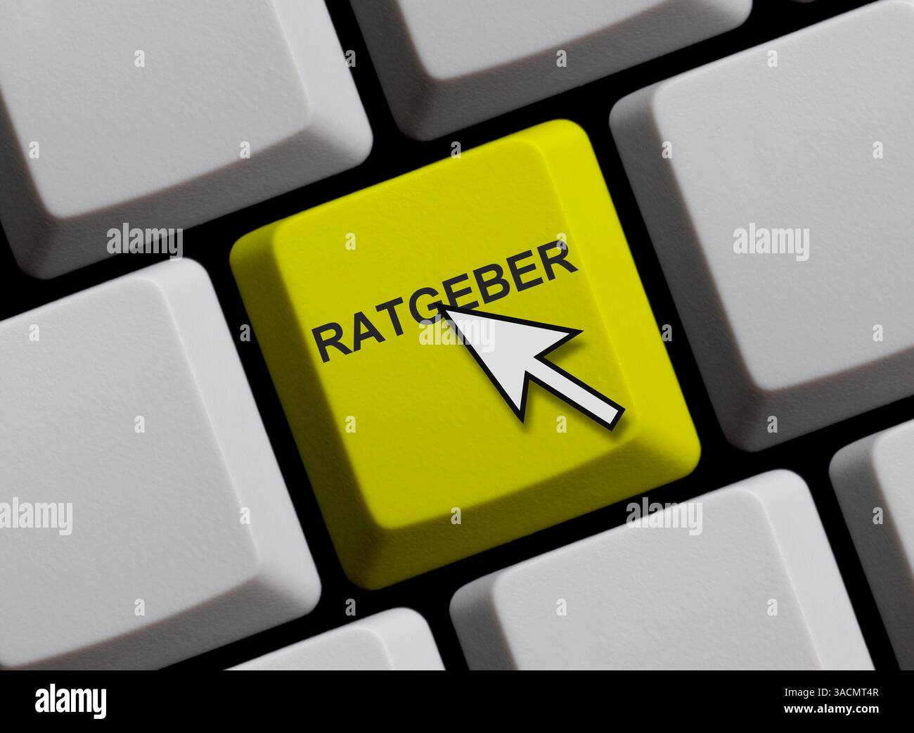 Computer Keyboard With Mouse Arrow Shows Guide Stock Photo Alamy Computer keyboard with mouse arrow shows guide stock photo alamy