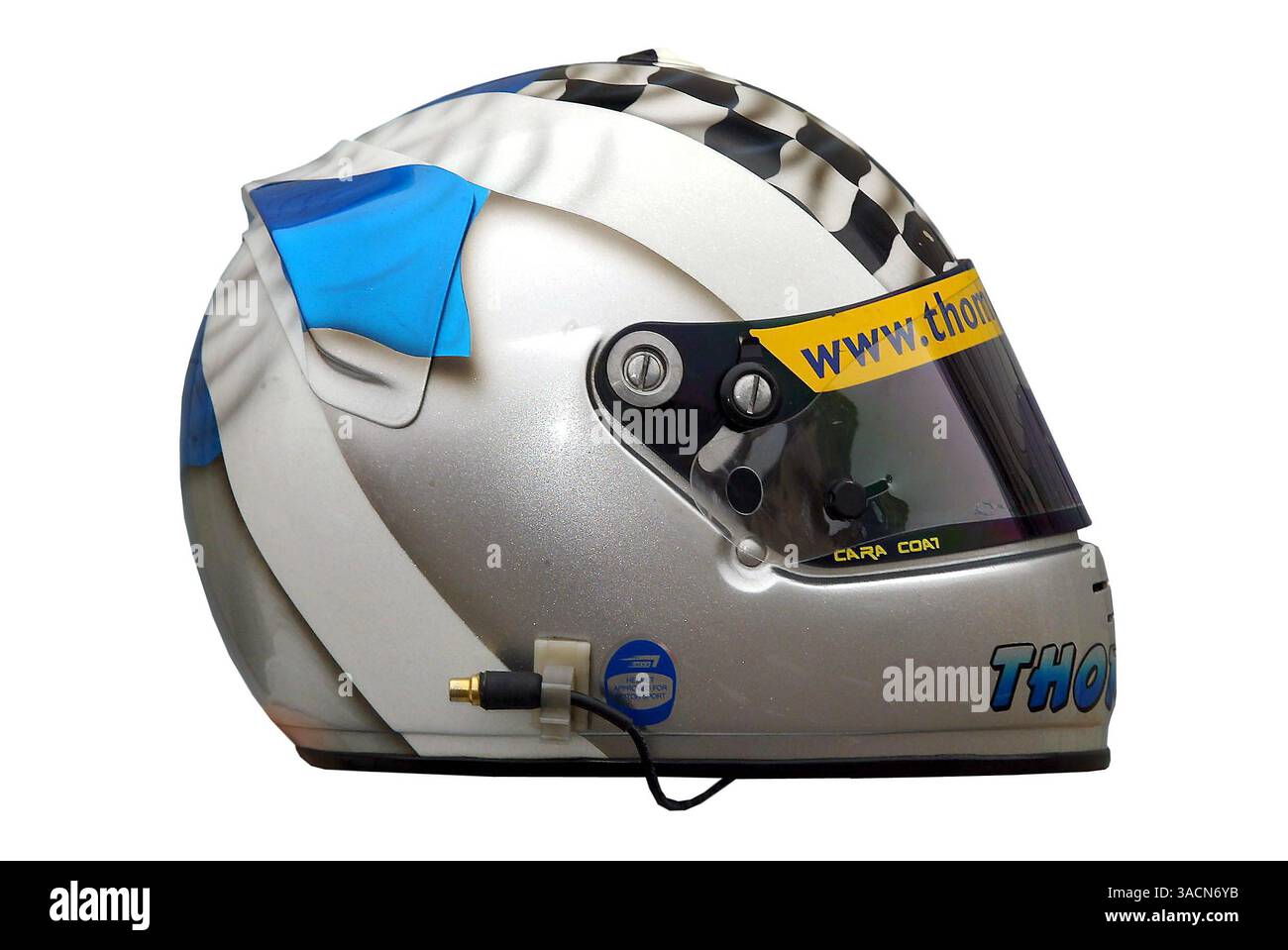 Itech Racing Trowbridge The helmet of Andrew Thompson (GBR) Hitech Racing..International ...