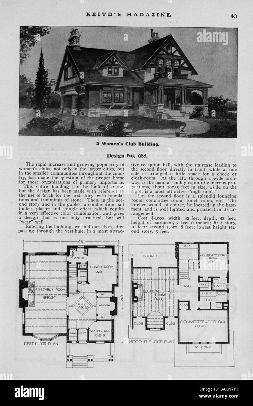 Covered various house designs and floor plans hi-res stock photography ...