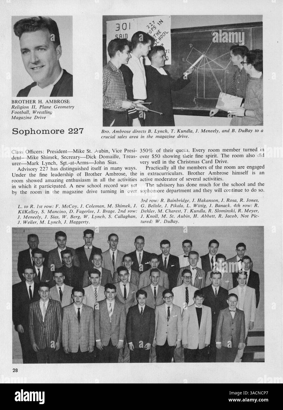 The 1960 de la salle yearbook titled delta 1960 records the