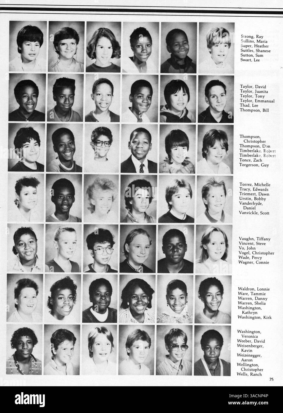 The 1987 yearbook from Northeast Jr. High features a record of the ...