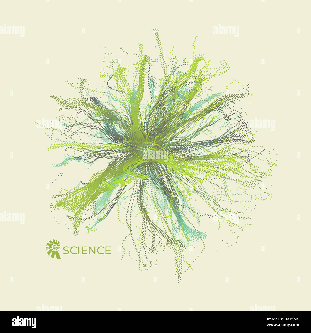 Green digital futuristic technology dot Stock Vector Images - Alamy