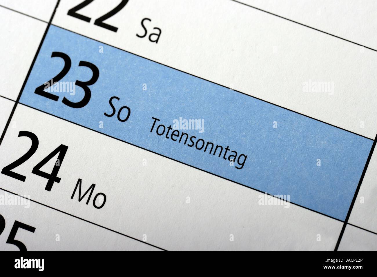 Sunday of the Dead, day of remembrance for the deceased Stock Photo