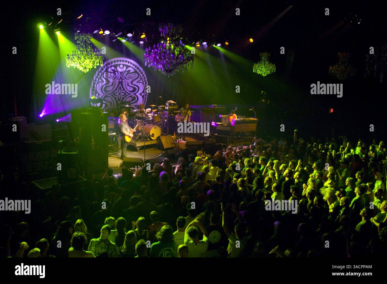 Nov 09, 2007 - San Francisco, California, USA - WARREN HAYNES, MATT ABTS, ANDY HESS & DANNY LOUIS of GOV'T MULE playing live at the legendary Fillmore Auditorium, San Francisco, CA, USA.  (Credit Image: © Jerome Brunet/ZUMA Press) Stock Photo