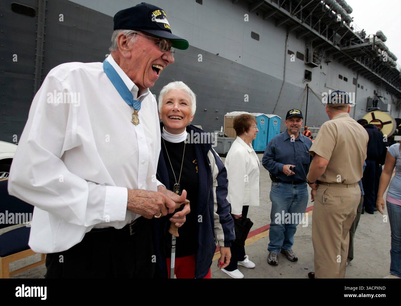 Nov 05, 2007 - San Diego, California, USA - Major ED FREEMAN, left, a ...
