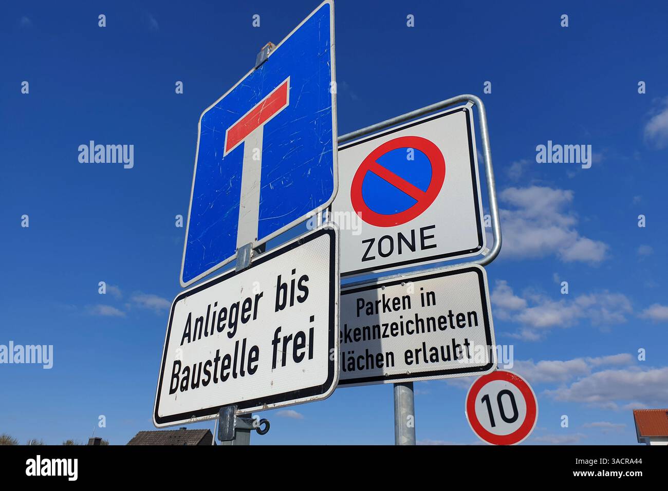 Forest of traffic signs hi-res stock photography and images - Alamy
