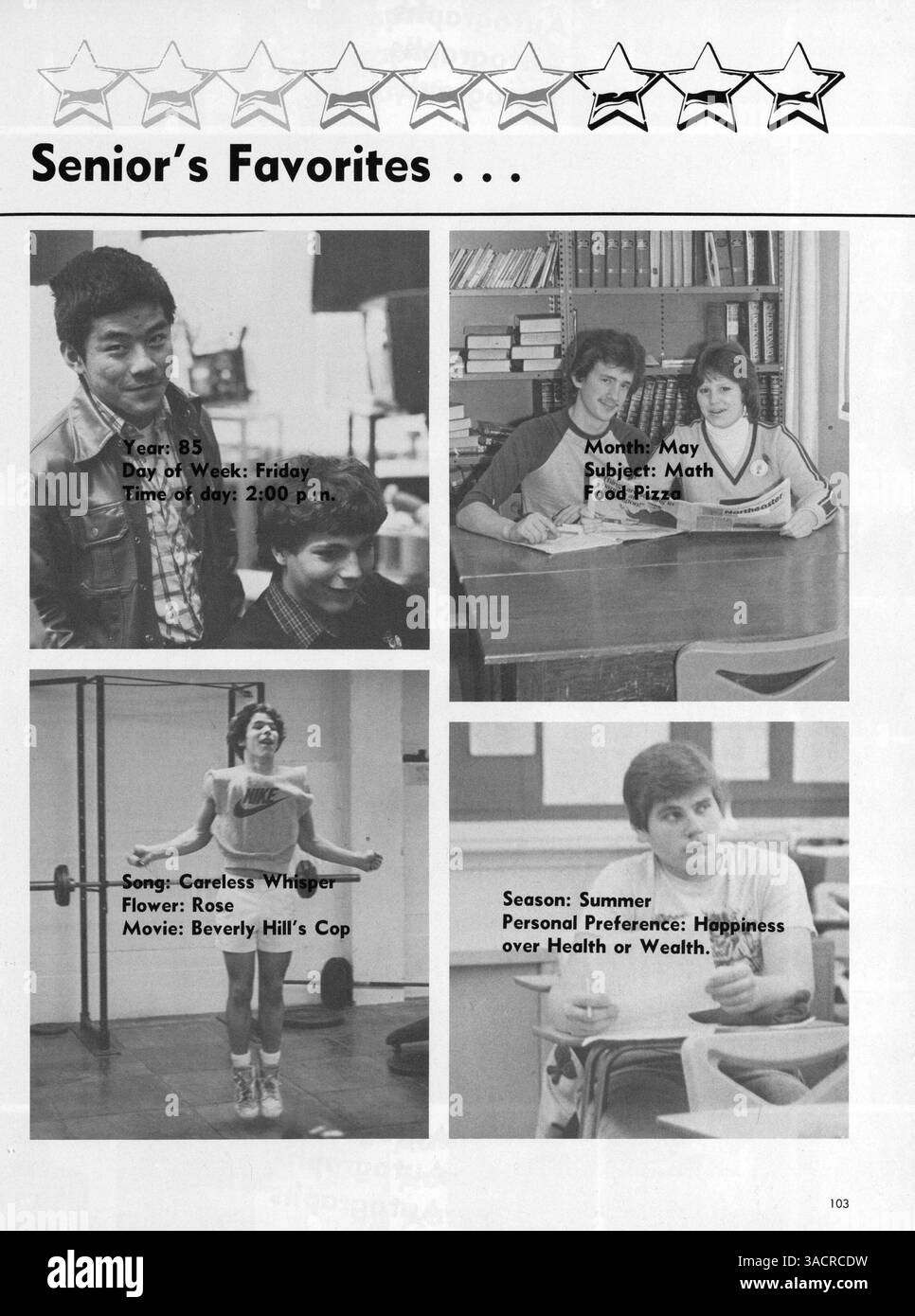 The 1985 edition of the 'Wizard' Yearbook documents the 1984-1985 ...