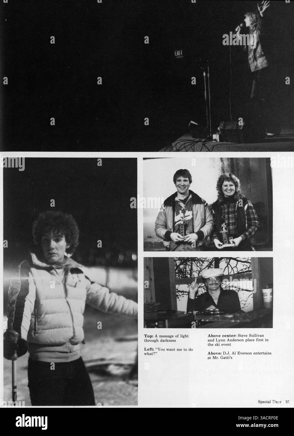The 1983 north central bible college yearbook documents student ...