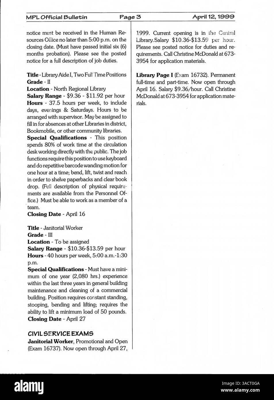 This bulletin serves as a weekly communication tool for hennepin hi-res ...