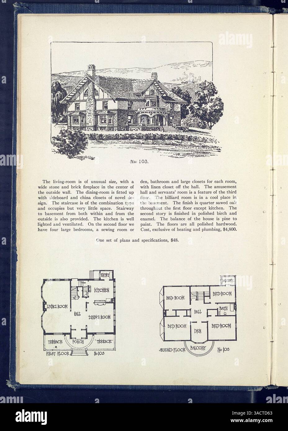 Lindstrom & Almars’ 1915 catalog presents over fifty house designs