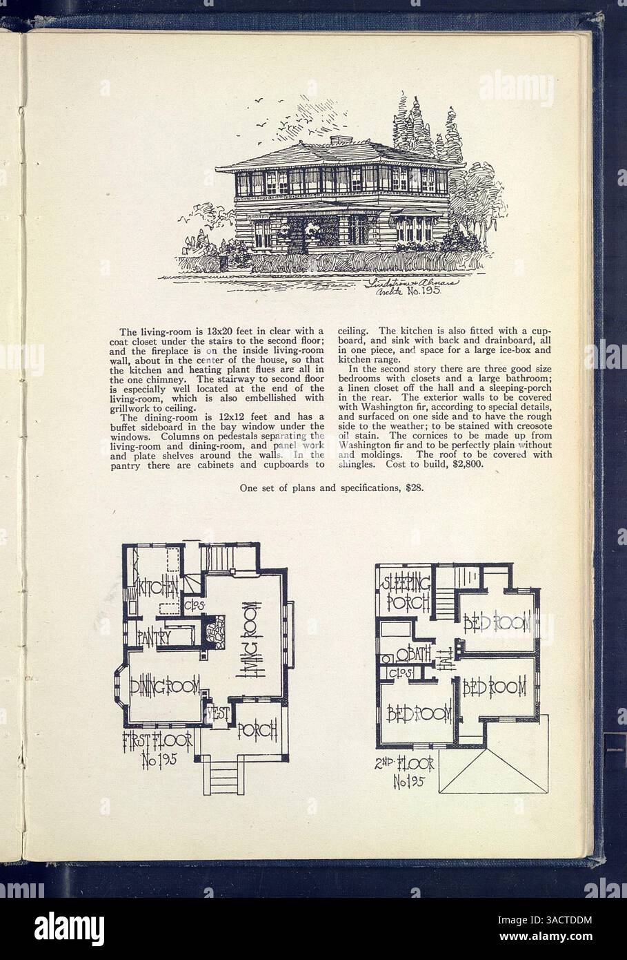 The 1915 Lindstrom & Almars catalog features over fifty house designs