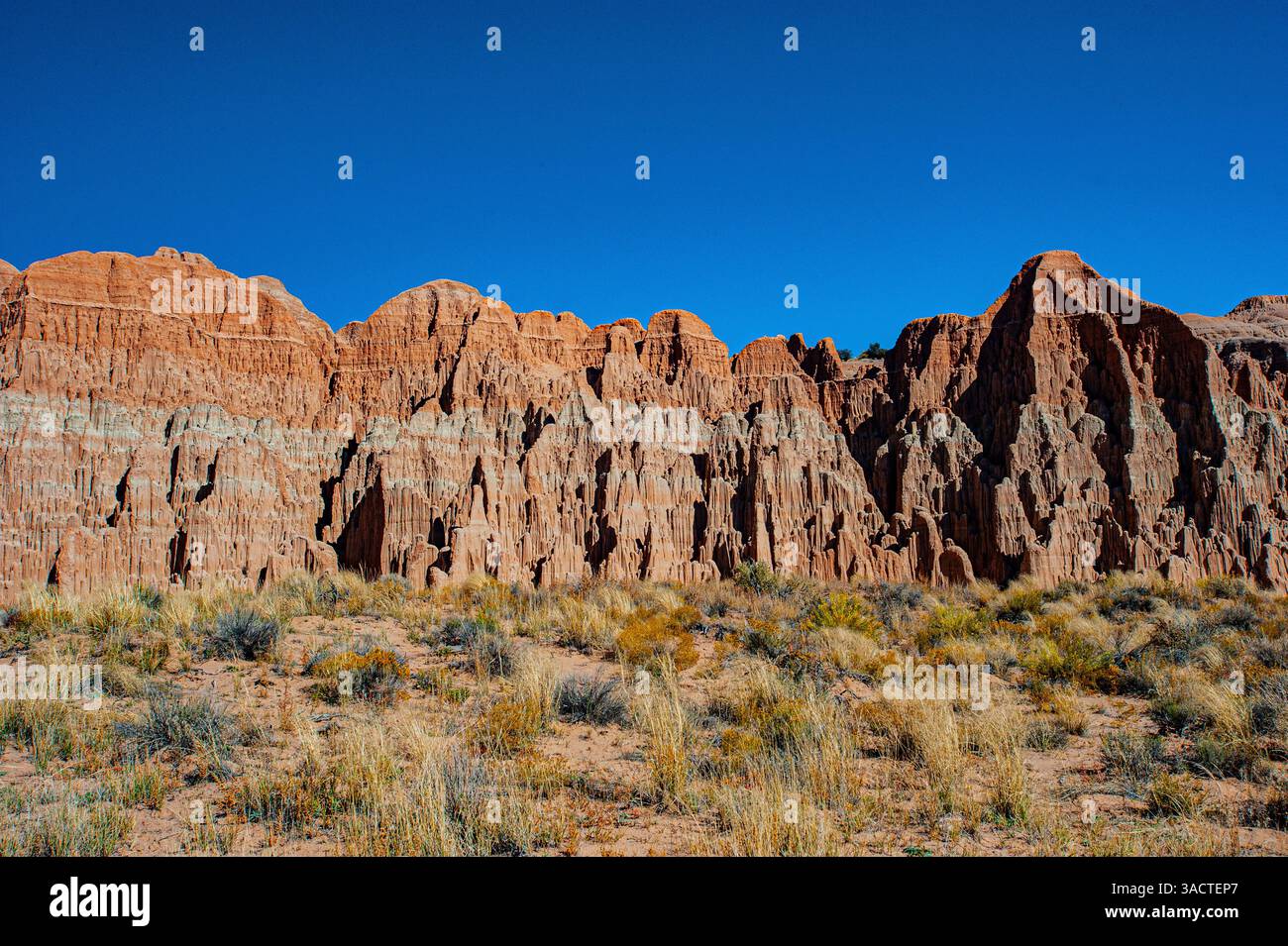 USA, Nevada, Panaca. Cathedral Gorge State Park Stock Photo