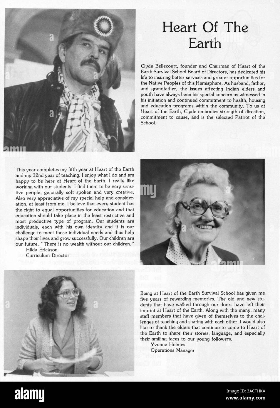 The 1983 yearbook from Heart of the Earth Survival School, 'Chimigezi ...